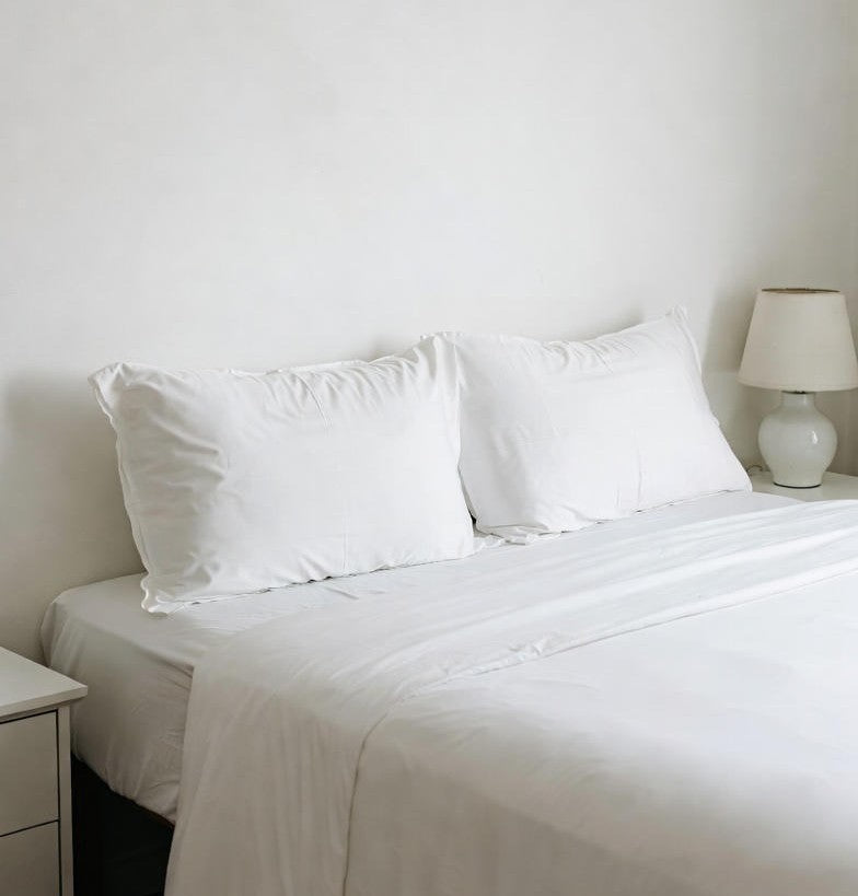 Bed Sheet Set, Twin Set - 4 Piece Breathable & Cooling Bed Sheets - Hotel Bed Sheet Set - Soft, Comfy - Easily Fits Mattresses - Pocket White Sheets Set, Fitted Sheet, Bright White